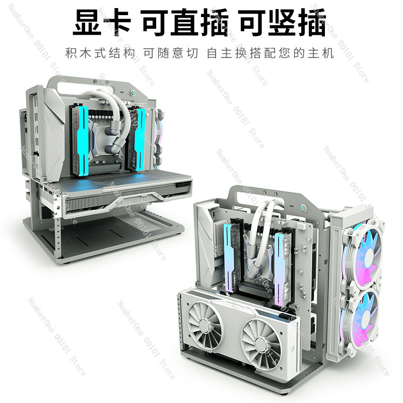 Chasis de Aleación de Aluminio - Aluminum Open Frame Test Bench Water Cooling reseña y precio